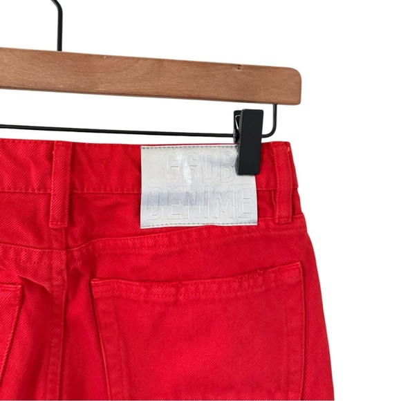 Golden Goose Deluxe Red Cropped Flare Denim - Picture 5 of 8